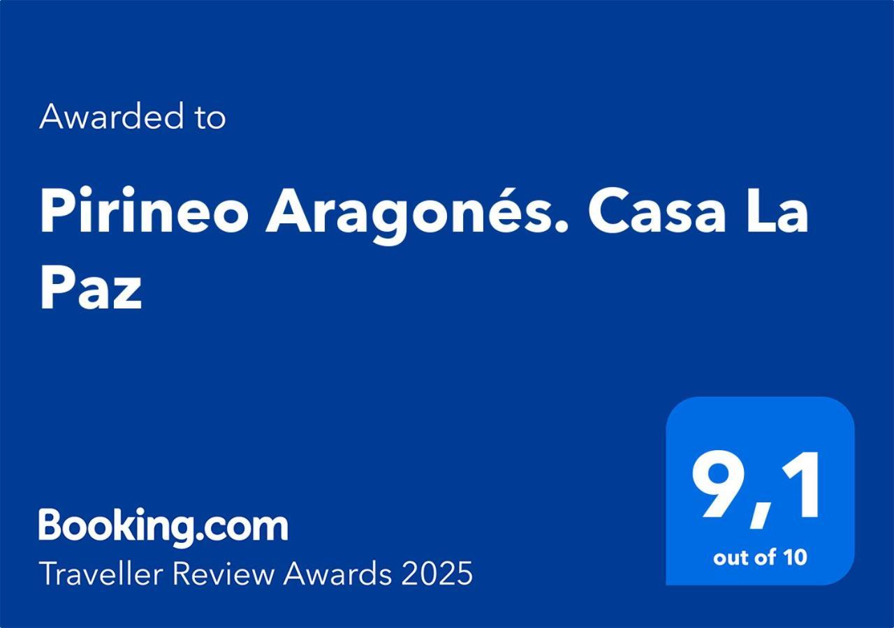 Pirineo Aragones. Casa La Paz Villa Sabiñánigo Eksteriør billede