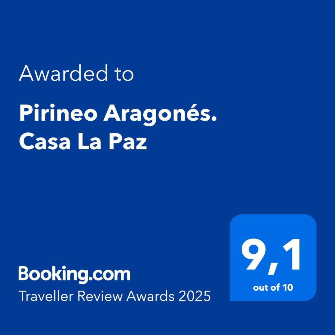 Pirineo Aragones. Casa La Paz Villa Sabiñánigo Eksteriør billede